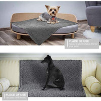 AIPERRO - Juego de 2 mantas de forro polar para perro, suaves y cálidas, para cama, sofá, asiento de coche, lavable para cachorros y gatos - BESTMASCOTA.COM