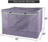 Petsfit Durable Double Door Polyester Dog Crate Cover with Mesh Window - BESTMASCOTA.COM