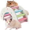 kathson Play puente hámster balancín pequeños animales, juguete de hámster para mouse y hámster enano ratones Parque infantil paquete de 2 - BESTMASCOTA.COM