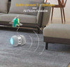 Pelota de juguete interactiva para gatos, movimiento automático irregular, con batería de gran capacidad, juguete para gatos, pájaros y muelles (blanco) - BESTMASCOTA.COM