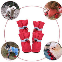 YAODHAOD Protector de pata para perros, zapatos antideslizantes para perros, estos cómodos zapatos para perros suaves son con correas reflectantes, para perros pequeños... - BESTMASCOTA.COM