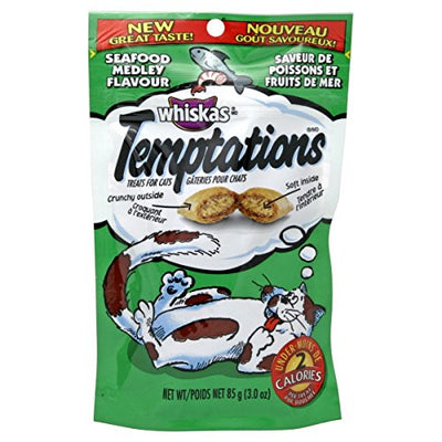 Whiskas tentaciones marisco Medley Cat Treats, 3,3 OZ - BESTMASCOTA.COM