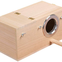 YJJKJ - Caja de madera para periquitos y cacatúas - BESTMASCOTA.COM