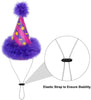 Sombrero de fiesta para perro de Escenereal, 6 paquetes, bonito juego de sombreros de cono para perros, fiestas de cumpleaños, gorros de felpa suave, coloridos, suministros perfectos para fiestas de perritos - BESTMASCOTA.COM