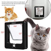 CEESC Puerta para gato, puerta magnética para mascotas con cerradura giratoria de 4 vías para gatos, gatitos y gatitos, versión actualizada - BESTMASCOTA.COM