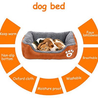 Cama para perro AsFrost Super suave sofá para mascotas, cama para gatos, tumbona antideslizante inferior para mascotas, auto calentamiento y cama transpirable para mascotas - BESTMASCOTA.COM