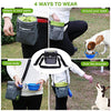 Bolsa de entrenamiento para perros pequeños a grandes, bolsa de entrenamiento para perros pequeños y grandes, bolsa de regalo para bocadillos para entrenamiento de recompensa, caminar, clip de metal, cinturón de cintura, correa de hombro, dispensador de b - BESTMASCOTA.COM