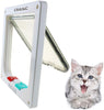 CEESC Puerta magnética para gato con 4 vías de bloqueo para gatos, gatitos y gatitos, 3 tamaños y 2 opciones de colores - BESTMASCOTA.COM