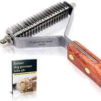 PawsPamper - Rastrillo para pelaje de perros medianos a grandes - BESTMASCOTA.COM