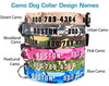Collar de perro personalizado de Buttonsmith – Impresión permanente resistente a la decoloración, hebilla de grado militar resistente al óxido, resistente a olores y moho, elección de 5 tamaños, fabricado en los Estados Unidos - BESTMASCOTA.COM