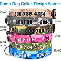 Collar de perro personalizado de Buttonsmith – Impresión permanente resistente a la decoloración, hebilla de grado militar resistente al óxido, resistente a olores y moho, elección de 5 tamaños, fabricado en los Estados Unidos - BESTMASCOTA.COM