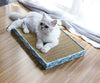 Vivaglory - Rascador de gatos reversible de cartón con caja, almohadilla rascadora para gatos, sofá corrugado para gatos, incluye hierba de gato - BESTMASCOTA.COM