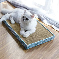 Vivaglory - Rascador de gatos reversible de cartón con caja, almohadilla rascadora para gatos, sofá corrugado para gatos, incluye hierba de gato - BESTMASCOTA.COM