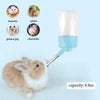 Kathson Hamster Botella de agua con soporte para cadena, dispensador de agua sin goteo, alimentador automático con filtro a prueba de mordeduras para hurones, chinchillas, ratones y osos dorados - BESTMASCOTA.COM