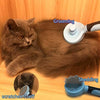 Hesiry cepillo suave para mascotas para peladura, elimina la capa interior suelta, cepillo cortador para masajes de mascotas - BESTMASCOTA.COM