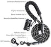 Toozey - Correa para perro de 4.9 ft, correa de cuerda con cómodo mango acolchado e hilos reflectantes, resistente correa trenzada para perros medianos y grandes - BESTMASCOTA.COM