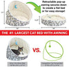 Kitty City Large Cat Tunnel Bed, Cat Bed, Pop Up Bed, Cat Toys, Christmas Tree - BESTMASCOTA.COM