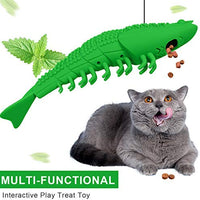 HETOO Cat Toys,Interactive Cat Toothbrush Catnip Chew Treat Toy for Kitten Kitty Cats Teeth Cleaning Dental Care,Crayfish Shape Pet Toy Cat - BESTMASCOTA.COM