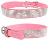 Teemerryca - Collar, diseño de lazo con brillantes, color rosa - BESTMASCOTA.COM