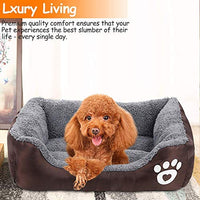 Cama para perro AsFrost Super suave sofá para mascotas, cama para gatos, tumbona antideslizante inferior para mascotas, auto calentamiento y cama transpirable para mascotas - BESTMASCOTA.COM