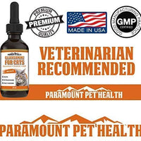 Paramount mascota salud líquido Glucosamina para gatos | Gato cadera y suplemento líquido las articulaciones con glucosamina condroitina MSM y taurina | Fabricado en EE. UU. - BESTMASCOTA.COM