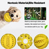 Idepet Pelota de juguete para perro, no tóxica, resistente a mordidas, pelota de juguete para mascotas, perros, cachorros, gatos, alimentador de comida para mascotas, masticar, limpieza de dientes, juego de pelotas de ejercicio, 2 unidades, azul y verde - BESTMASCOTA.COM