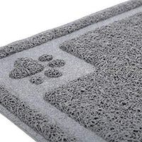 Gefryco - Alfombrilla de alimentación para mascotas para cuenco de alimentos y agua, trampa la arena de la caja y las patas, 24 x 16 pulgadas, flexible, impermeable y antideslizante, alfombrilla para perros y gatos - BESTMASCOTA.COM