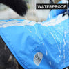 Chubasquero para perros de Nourse Chowsining para perros medianos, grandes y con capucha, para perro, poncho de lluvia, impermeables, color azul y gris - BESTMASCOTA.COM