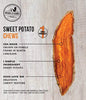 Wholesome Pride Sweet Potato Chews - Alimentos para perros saludables naturales - Veganos, sin gluten y sin granos - BESTMASCOTA.COM