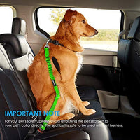 URPOWER Cinturón de seguridad para perro, 2 unidades, cinturón de seguridad ajustable para mascotas, cinturón de seguridad para vehículos, nailon, resistente, elástico y duradero, cinturón de asiento de coche para perros, gatos y mascotas - BESTMASCOTA.COM