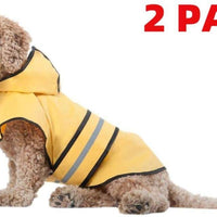 Fashion Pet días lluviosos Slicker Amarillo Raincoat - BESTMASCOTA.COM