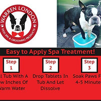 Warren London Paw Fizz Tabletas y pelotas de limpieza profunda para perros, ayuda a dejar de lamer las patas - BESTMASCOTA.COM