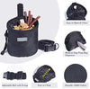 Vivaglory - Bolsa de regalo para perros con manos libres y cintura ajustable y dispensador de bolsas de residuos para perros, 2 maneras de llevar - BESTMASCOTA.COM