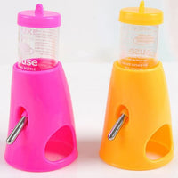 Hámster de una sola pieza Pluma Estilográfica Dispensador de botella de agua Holder Recipiente con tapa para alimentos (Cool Room ratones Random Color - BESTMASCOTA.COM