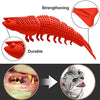 HETOO Cat Toys,Interactive Cat Toothbrush Catnip Chew Treat Toy for Kitten Kitty Cats Teeth Cleaning Dental Care,Crayfish Shape Pet Toy Cat - BESTMASCOTA.COM