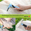 MIU COLOR Pet Deshedding Brush, Professional Grooming Tool, Effectively Reduces Shedding by Up to 95% for Short Hair and Long Hair Cats(4-inch Length Comb) - BESTMASCOTA.COM