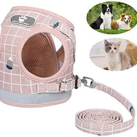 Anyifan Arnés para perro, chaleco de tracción para gato, arnés ajustable, cómodo, transpirable, chaleco reflectante de seguridad para mascotas, material Oxford - BESTMASCOTA.COM