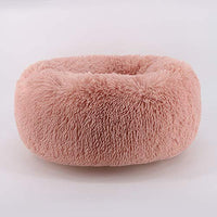 Cama redonda de felpa suave y moderna WonderKathy para gatos o perros pequeños, cama de tamaño mediano para perros, gatos y gatos que se calientan solo, para otoño e invierno, para interior y para dormir, acogedora, para gatitos - BESTMASCOTA.COM