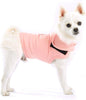 Furubaby Ansiety - Abrigo para perro con camisa, para perros pequeños, medianos, grandes, XL, color sólido, azul, gris, verde, rosa, rosa (rosa) - BESTMASCOTA.COM