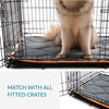Petsure - Alfombrilla de espuma viscoelástica para cajón de perro, para perros y gatos pequeños, medianos, grandes, apta para cajas de 36 pulgadas, 42 pulgadas, 48 pulgadas, almohadilla ortopédica para perros, parte inferior antideslizante, color gris - BESTMASCOTA.COM