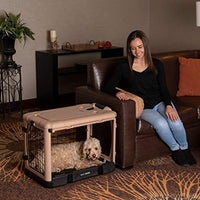 Pet Gear “The Other Door” 4 Door Steel Crate with Plush Bed + Travel Bag for Cats/Dogs - BESTMASCOTA.COM