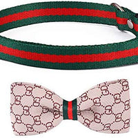 Freewindo Collar para gato con lazo para perro, 2 piezas desmontables, collar ajustable para perros y gatos pequeños y medianos - BESTMASCOTA.COM