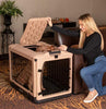 Pet Gear “The Other Door” 4 Door Steel Crate with Plush Bed + Travel Bag for Cats/Dogs - BESTMASCOTA.COM