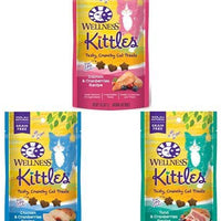 Wellness Kittles grano última intervensión Crunchy Cat Treats naturales Variety Pack, 2-Ounce Bolsa (Pack de 3) - BESTMASCOTA.COM