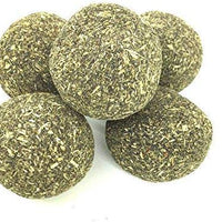 Bolas de catnip para gatos por shelltech, dulces, 100% comestibles gato jugar relajante juguete para gato mascota gatito 1.3" de diámetro – Paquete de 5 - BESTMASCOTA.COM