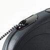 FLEXI New Classic Cord Black Retractable Dog Leash - BESTMASCOTA.COM