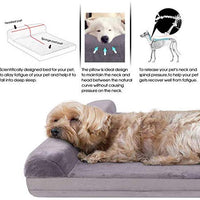 JoicyCo - Cama grande para perros, para perros grandes, camas de espuma antideslizante, con funda lavable - BESTMASCOTA.COM