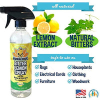 Bodhi Dog Bitter Lemon Spray | Stop Biting and Chewing for Puppies Older Dogs and Cats | Anti Chew Spray Puppy Kitten Training Treatment | 100% Non Toxic | Made in USA - BESTMASCOTA.COM