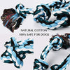 LECHONG Dog Rope Toys for Aggressive Chewers Tough Rope Chew Toys for Large and Medium Dog 3 Feet 5 Knots Indestructible Cotton Rope for Large Breed Dog Tug of War Dog Toy Teeth Cleaning - BESTMASCOTA.COM