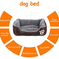 Cama para perro AsFrost Super suave sofá para mascotas, cama para gatos, tumbona antideslizante inferior para mascotas, auto calentamiento y cama transpirable para mascotas - BESTMASCOTA.COM
